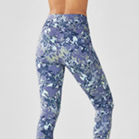 Fabletics Pants - Fabletics High-Waisted Printed Powerhold Leggings